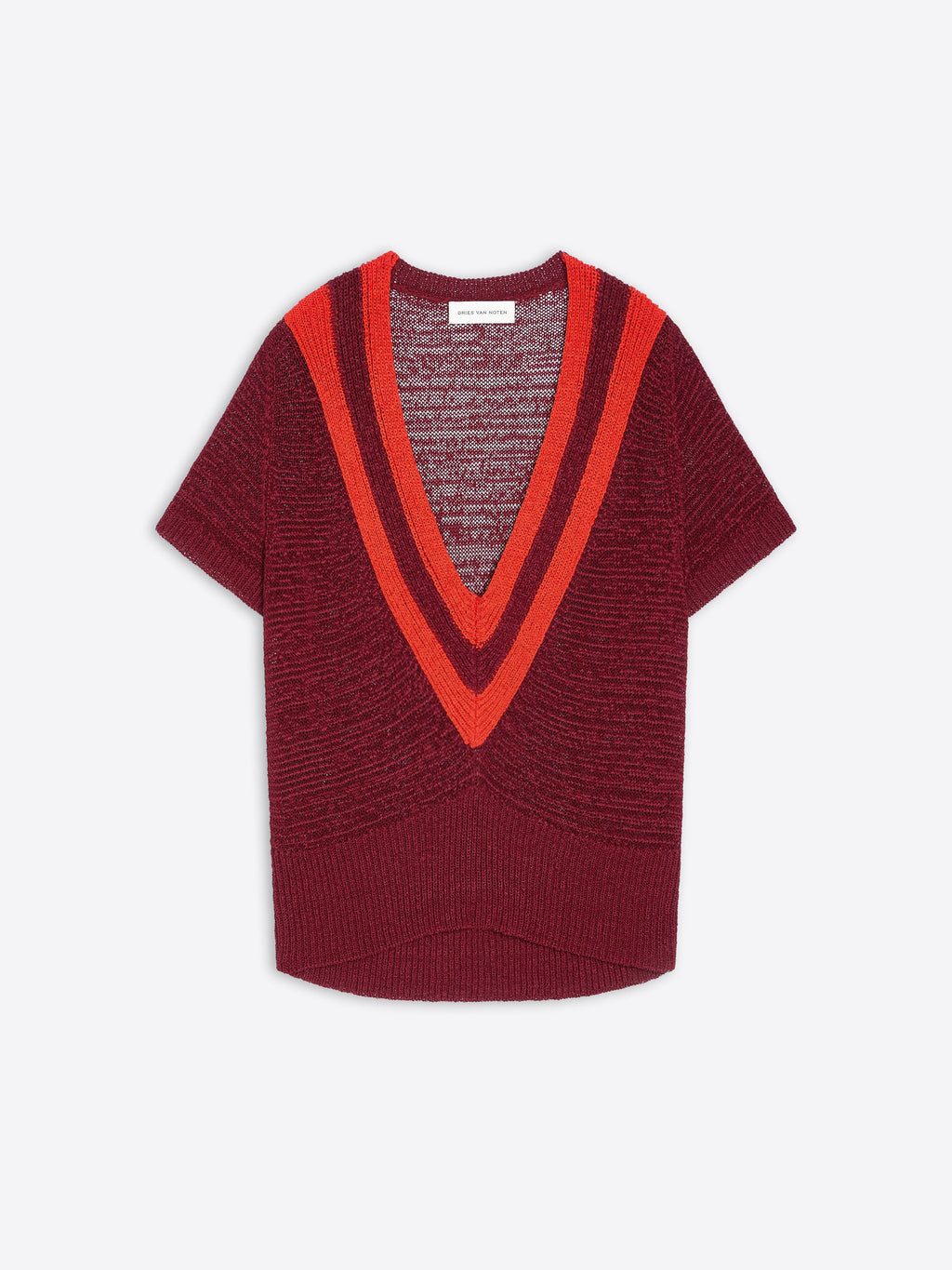 V-Neck Knit Sweater