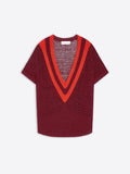 V-Neck Knit Sweater