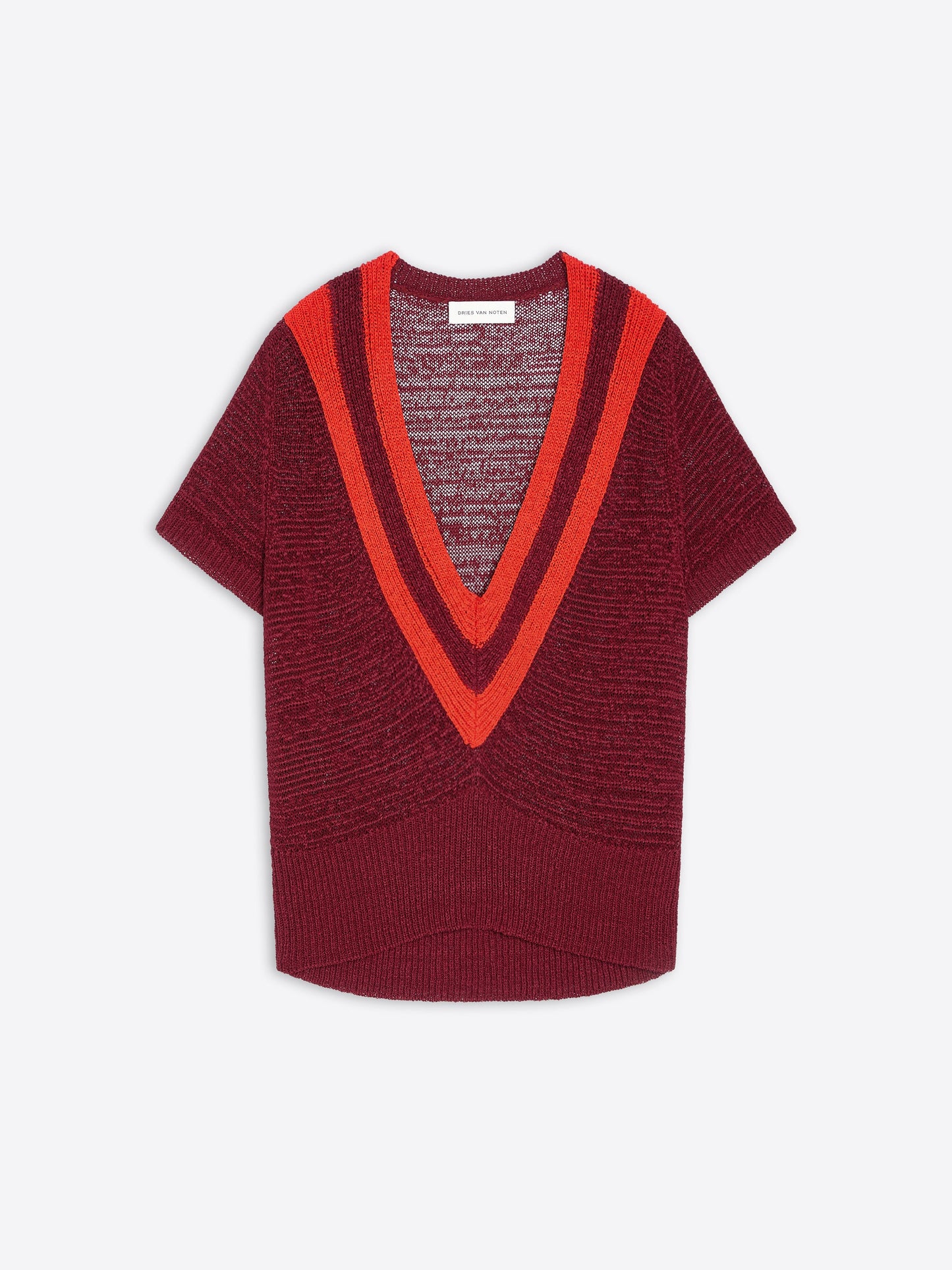 V-Neck Knit Sweater
