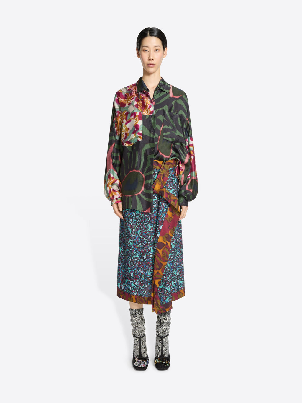 Viscose Cocoon Shirt