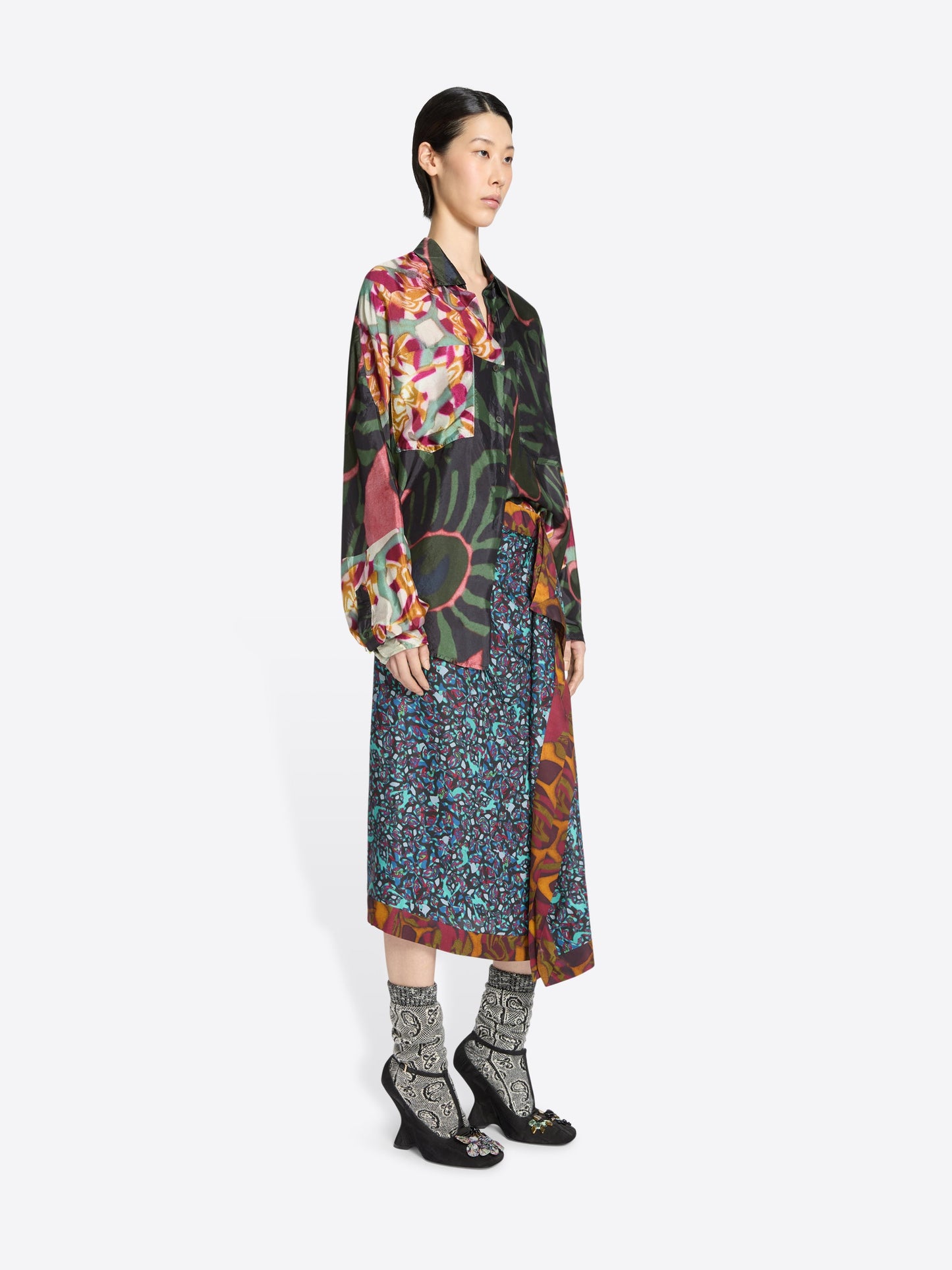 Viscose Cocoon Shirt